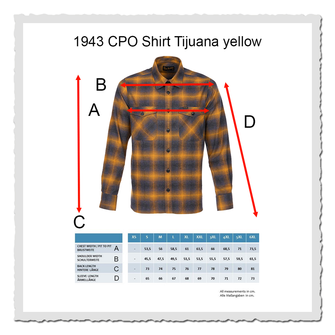 Pike Brothers Tijuana yellow – Workwear Hemd Flanell Herren